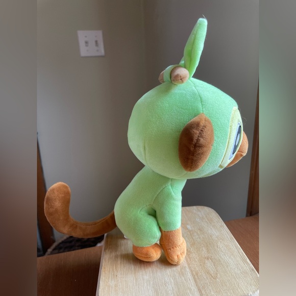 Pokemon Grookey plush 8" - Picture 2 of 8